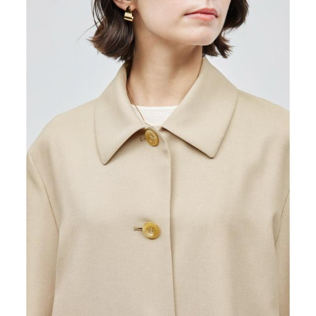 ロペ（ROPE’）/ミドル丈ステンカラーコート《軽量・しわになりにくい・ストレッチ素材》