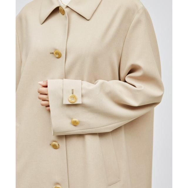 ロペ（ROPE’）/ミドル丈ステンカラーコート《軽量・しわになりにくい・ストレッチ素材》