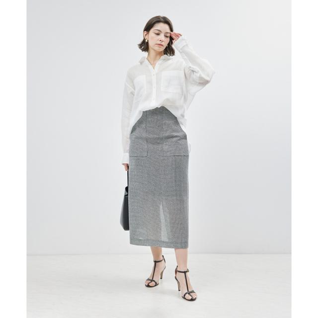 ロペ（ROPE'）/【洗える】ロイヤルラミーレギュラーシャツ【雑誌