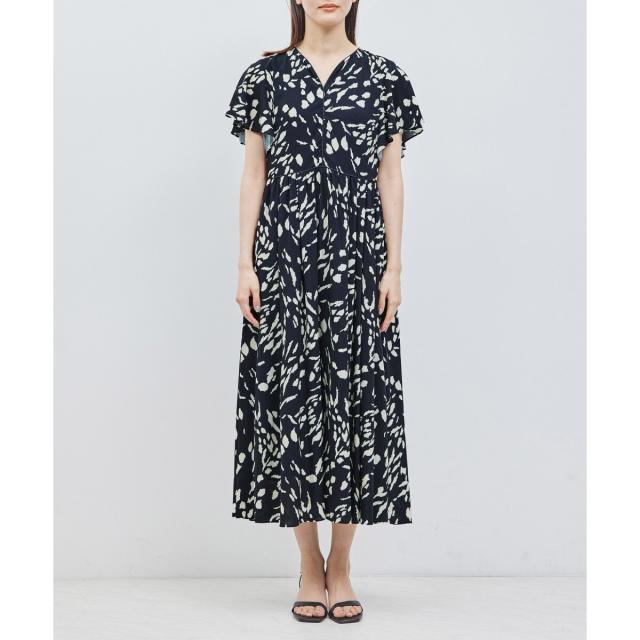 ロペ（ROPE’）/【DEVEAUX】プリントフレアスリーブワンピースの通販は