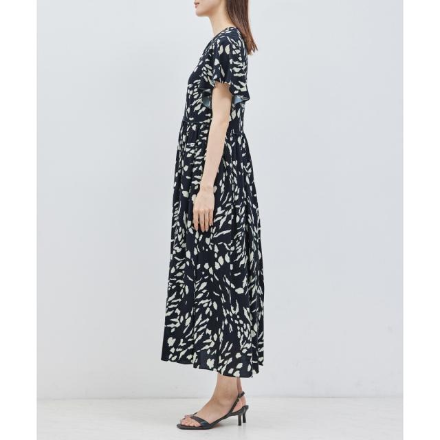 ロペ（ROPE’）/【DEVEAUX】プリントフレアスリーブワンピースの通販は