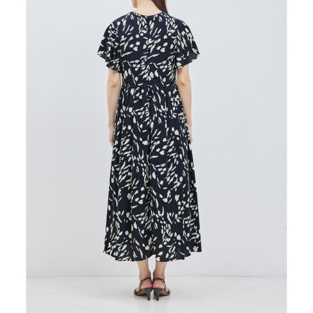 ロペ（ROPE’）/【DEVEAUX】プリントフレアスリーブワンピースの通販は