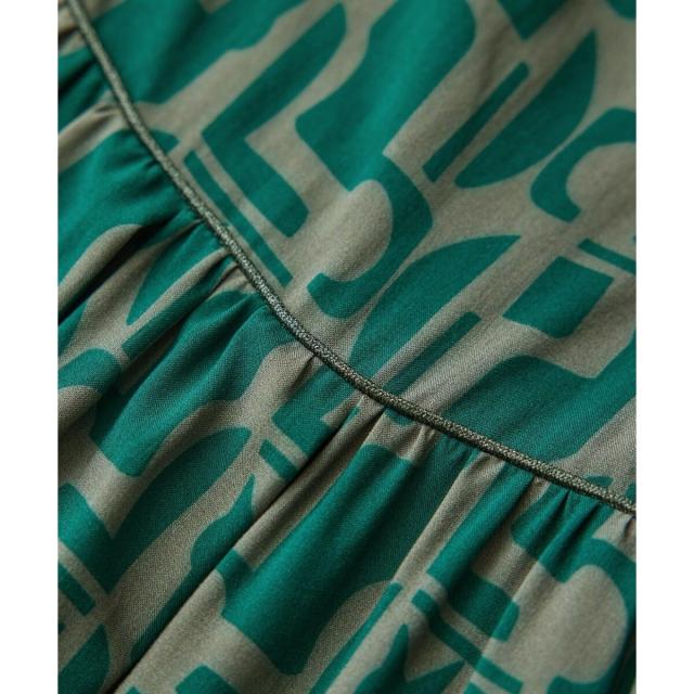 ロペ（ROPE’）/【DEVEAUX】プリントフレアスリーブワンピースの通販は