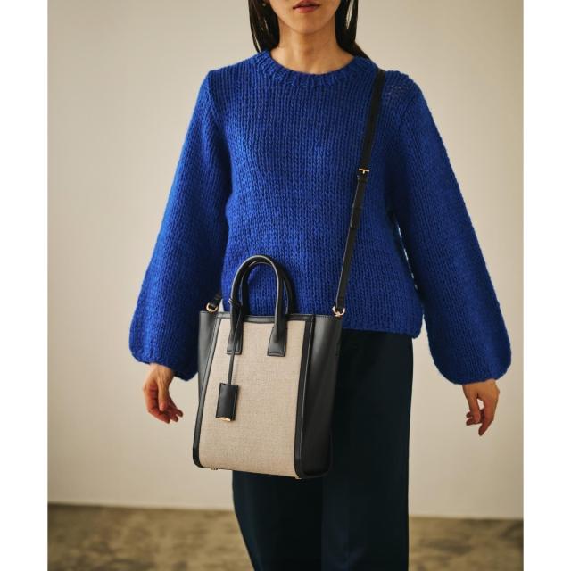 ロペ（ROPE’）/【E’POR】 I BAG Medium（キャンバスコンビ縦型トートバッグ）