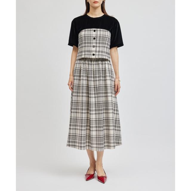 ロペ（ROPE’）/ギマチェックギャザーフレアスカート