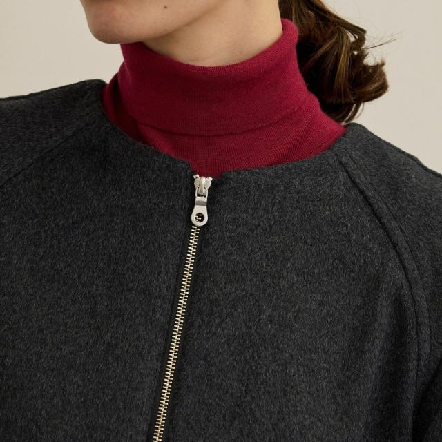 ロペ（ROPE'）/プレミアムカシミヤ ジップブルゾン【新色追加】の通販