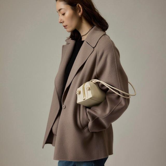 ロペ（ROPE’）/ラムウールリバーミドルコート【Sサイズフェア対象】の通販は 50,820円