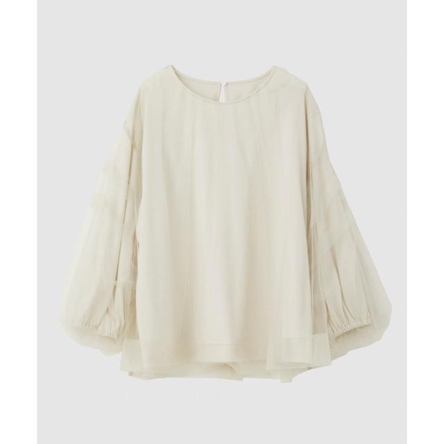 ロペ（ROPE'）/チュールレイヤードブラウスライクカットソーの通販はau