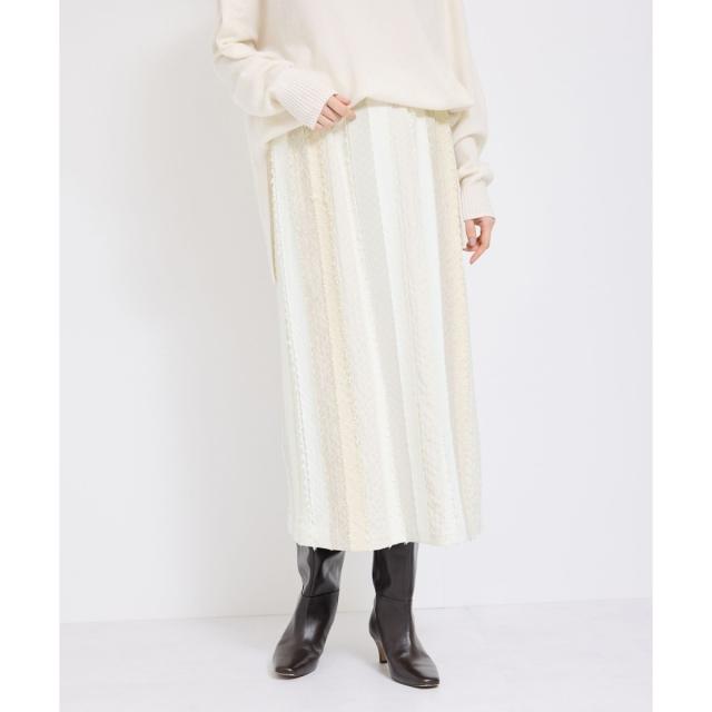 ロペ（ROPE’）/パンク刺繍スカートの通販は