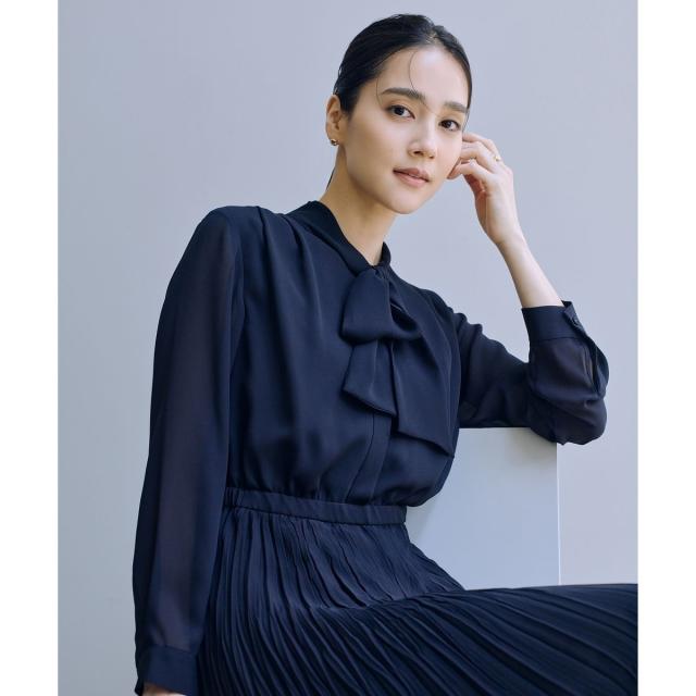 ロペ（ROPE’）/ジョーゼットシフォンプリーツワンピース・25AW