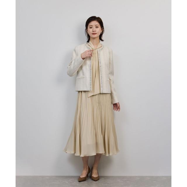 ロペ（ROPE’）/ジョーゼットシフォンプリーツワンピース・25AW