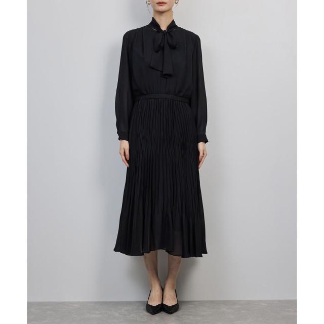 ロペ（ROPE’）/ジョーゼットシフォンプリーツワンピース・25AW