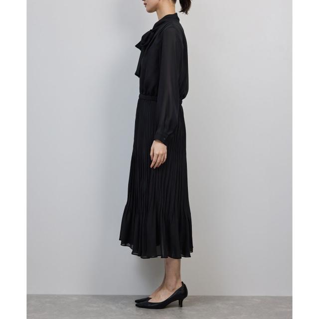 ロペ（ROPE’）/ジョーゼットシフォンプリーツワンピース・25AW