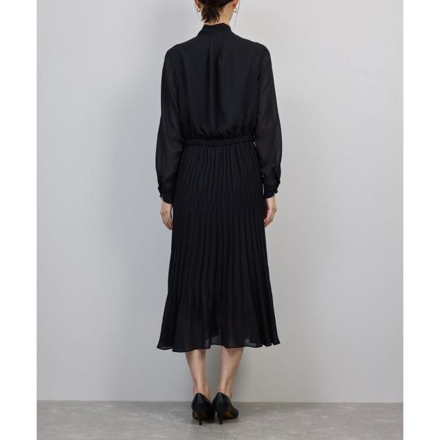 ロペ（ROPE’）/ジョーゼットシフォンプリーツワンピース・25AW