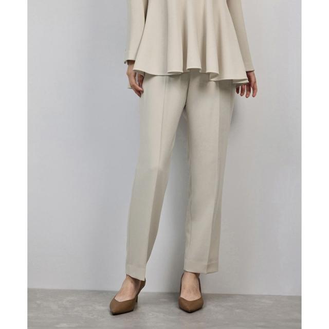 ロペ（ROPE’）/トリアセダブルクロステーパードパンツ/イージーケア