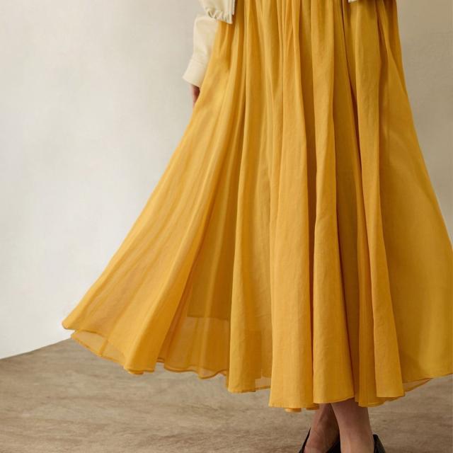 ロペ（ROPE’）/コットンオーガンジーシアーボリュームスカートの通販は