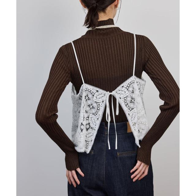 ロペ（ROPE’）/CLUNY(クルーニー) コットンレースキャミソール