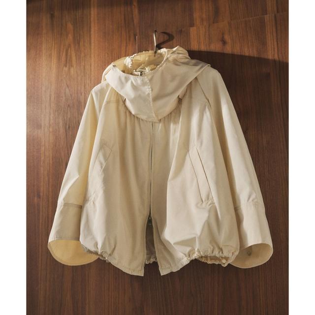 ロペ（ROPE’）/【撥水】シルク混タフタギャザーマウンテンパーカ/洗える