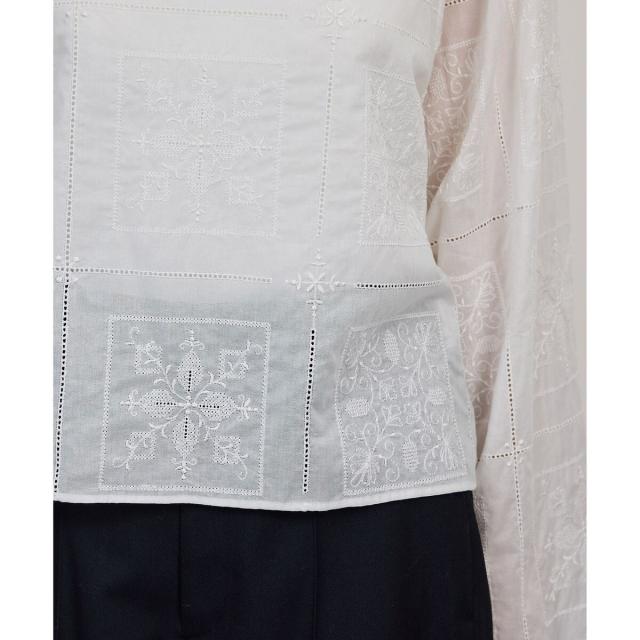 ロペ（ROPE'）/コットンエンブロイダリーレース刺繍ブラウスの通販はau