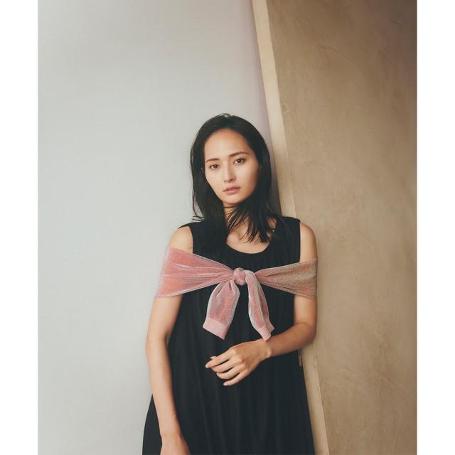 ROPE ロペ　ボカシフラワーウエストギャザーワンピース ROPE'｜【DEVEAUX(デヴォー)】別注ボカシフラワーウエスト