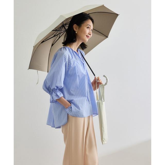 ロペ（ROPE'）/【晴雨兼用・高機能】2段式開閉 折りたたみバンブー