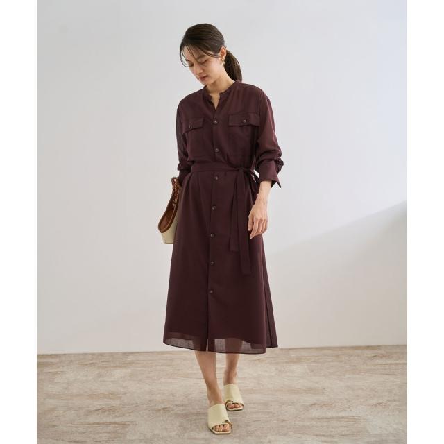 ロペ（ROPE’）/【洗える】サファリシャツドレス
