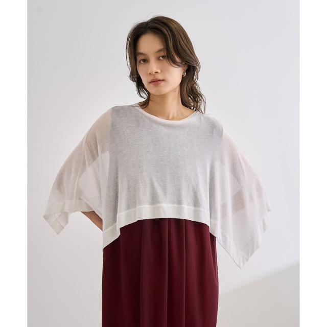 ロペ（ROPE’）/【洗える】シアーフライスケープセットプルオーバー