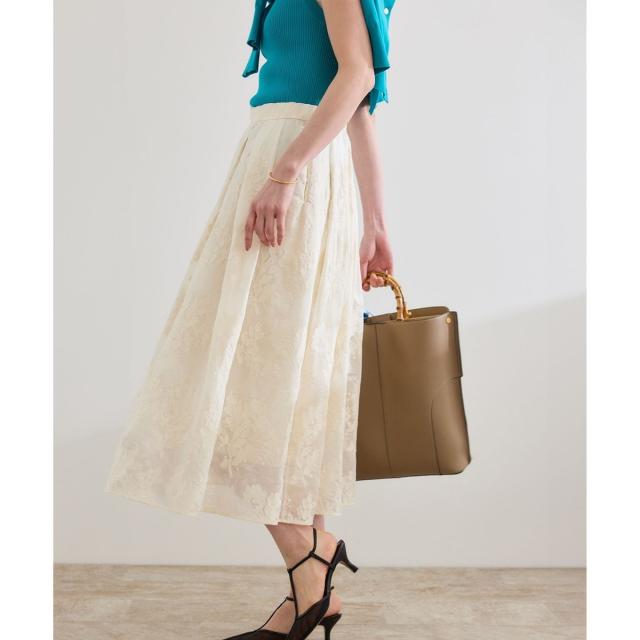 ロペ（ROPE’）/フラワーエンブロイダリースカート/セットアップ対応