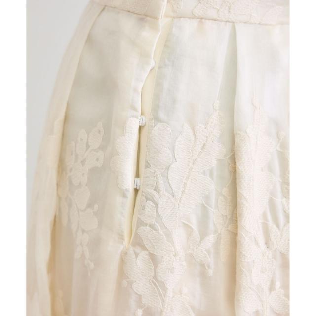 ロペ（ROPE'）/フラワーエンブロイダリースカート/セットアップ対応の