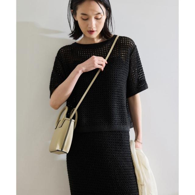 ロペ（ROPE’）/ラメメッシュプルオーバー/セットアップ対応