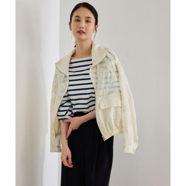 ロペ（ROPE'）/フラワーエンブロイダリーライトブルゾン/セットアップ