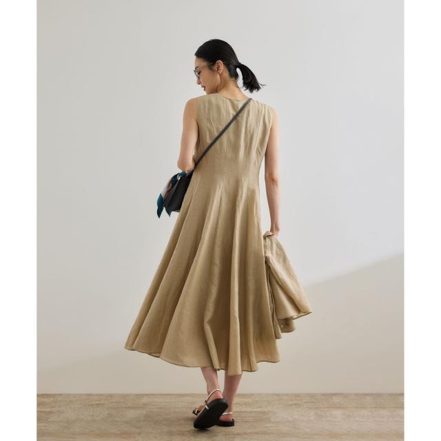 ロペ（ROPE’）/【洗える】ブライトリネン パッチワンピース_9