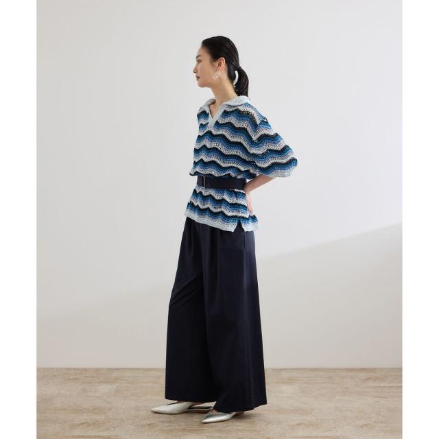 ロペ（ROPE'）/【COOHEM（コーヘン）】ZIGZAG SUKASHI KNIT PULLOVER
