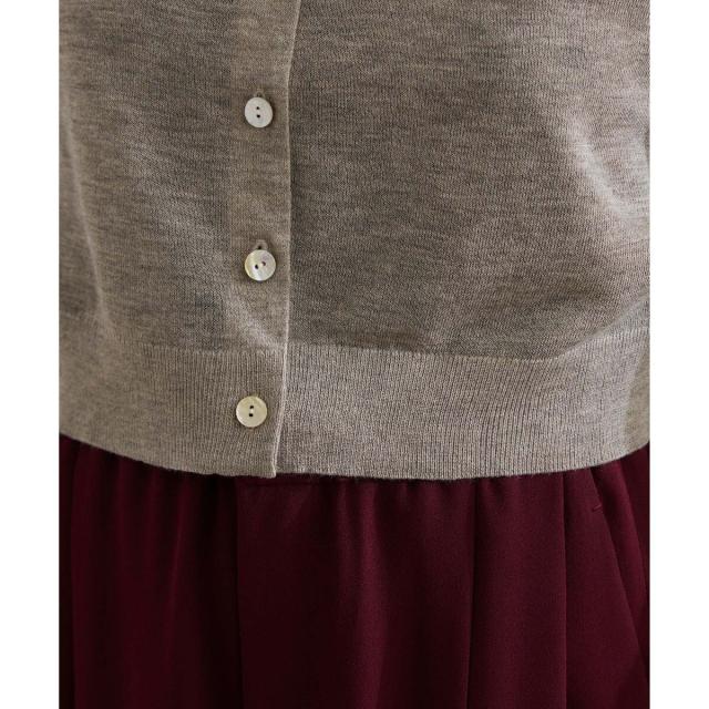 ロペ（ROPE'）/【洗える】LEVITAクルーネックシアーカーディガン