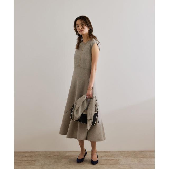 ロペ（ROPE'）/【洗える】LEVITAクルーネックシアーカーディガン