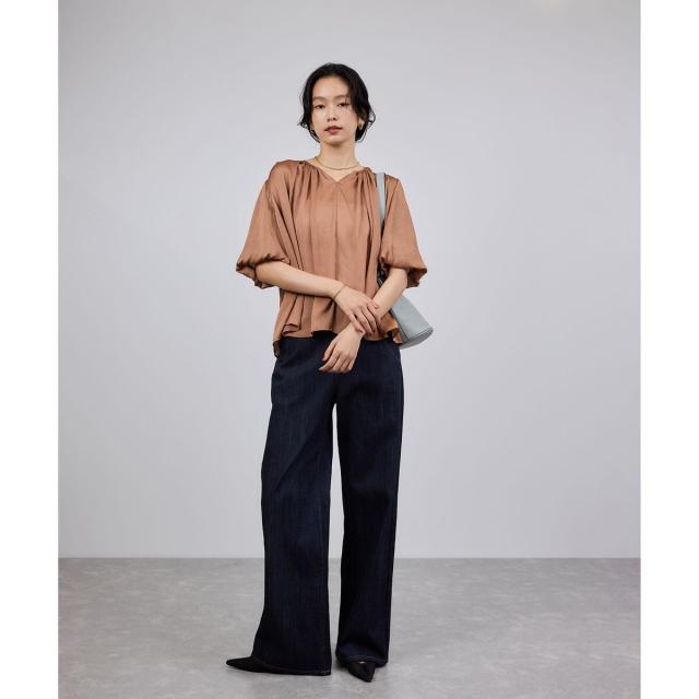 ロペ（ROPE'）/楊柳スキッパーブラウス/イージーケアの通販はau PAY