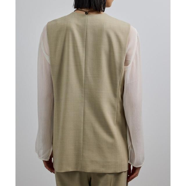 ロペ（ROPE’）/【洗える】ウール混ツイル ジレベスト/セットアップ対応【WEB・一部店舗限定】_11