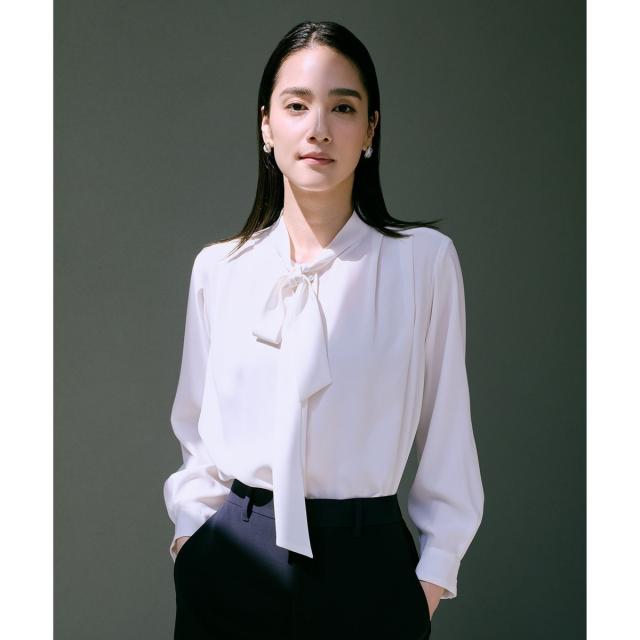 ロペ（ROPE’）/ボウタイブラウス/イージーケア・25AW