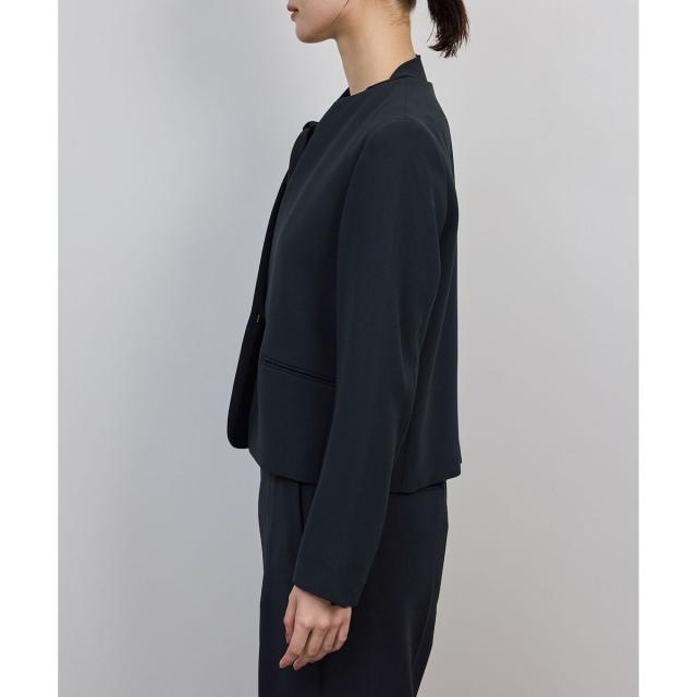 ロペ（ROPE’）/トリアセダブルクロス クルーネックジャケット/イージーケア・セットアップ対応・25AW_11