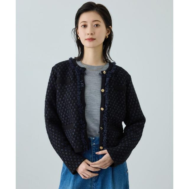 ロペ（ROPE’）/ニットフリンジジャケット