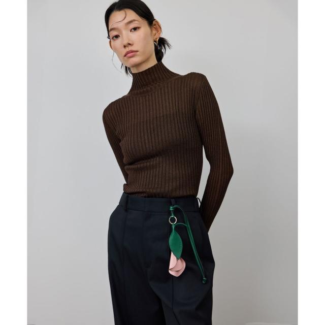 ロペ（ROPE’）/ラメタートルリブプルオーバー/イージーケア