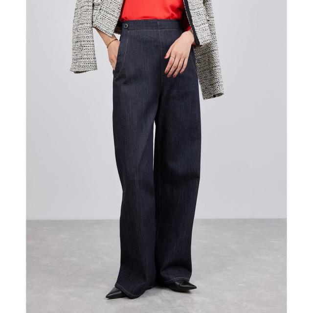 ロペ（ROPE’）/ストレッチデニム セーラーパンツ/イージーケア