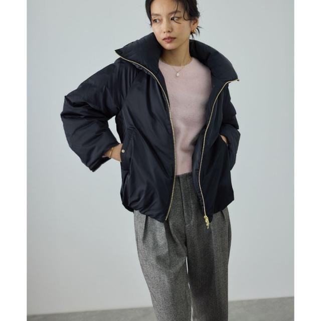 ロペ（ROPE’）/ハイネックジップショート丈ダウンコート/イージーケア