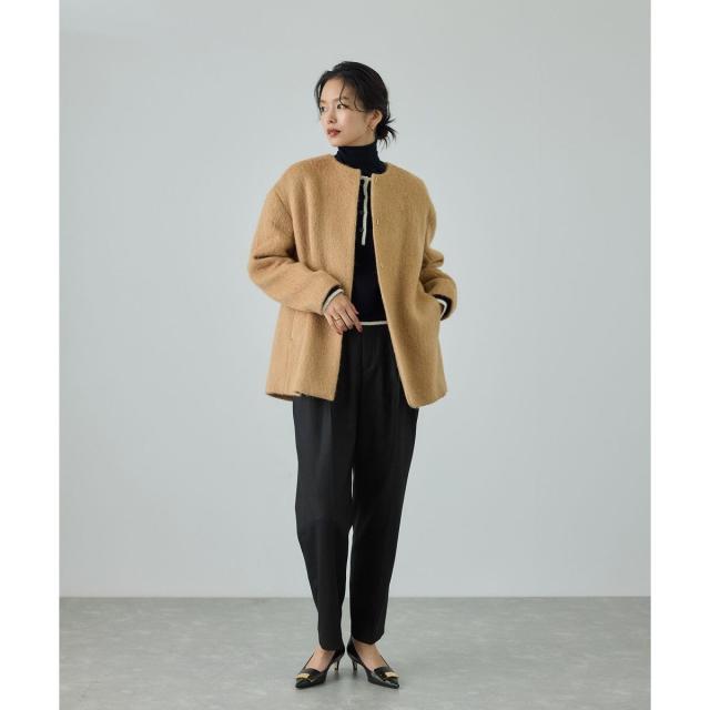 ロペ（ROPE'）/ウール混プレミアムサキソニーパンツ/イージーケア