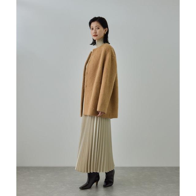 ロペ（ROPE’）/ウールモヘヤノーカラーミドル丈コート_6