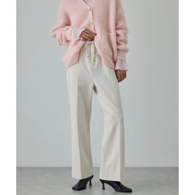 ロペ（ROPE’）/ストレッチギャバセミフレアイージーパンツ/イージーケア