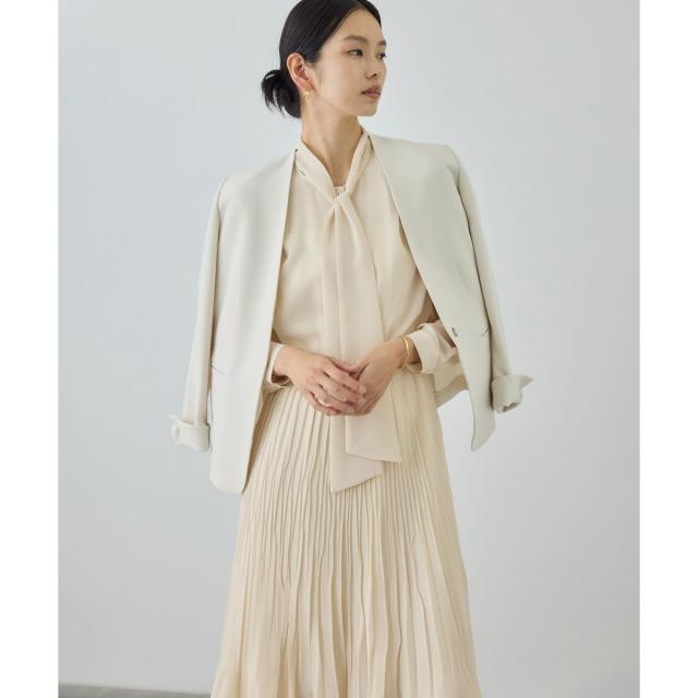 ロペ（ROPE’）/ジョーゼットシフォンプリーツワンピース/26SS