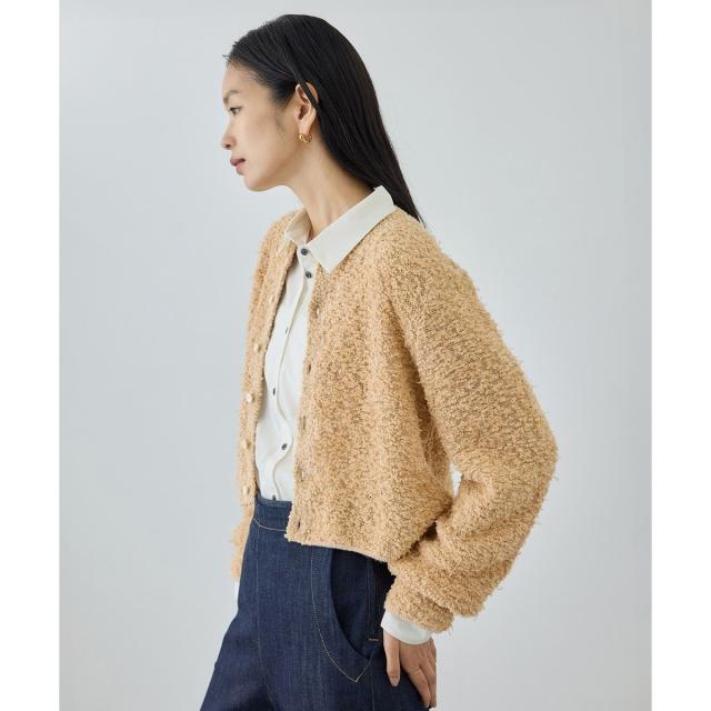 ロペ（ROPE’）/【COOHEM(コーヘン)】 COTTON FANCY YARN KNIT CARDIGAN