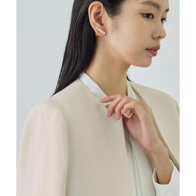 ロペ（ROPE’）/トリアセダブルクロス クルーネックジャケット/セットアップ対応・イージーケア・26SS_6