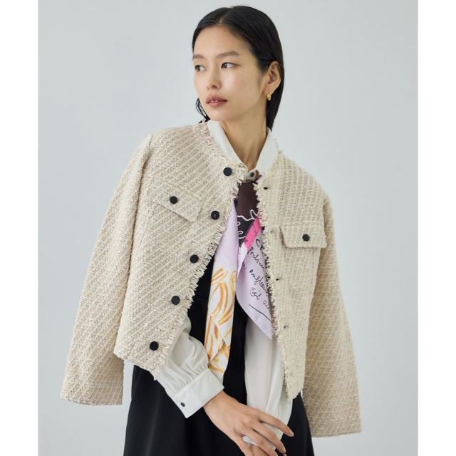 ロペ（ROPE’）/【COOHEM(コーヘン)】BASIC TWEED VELVET JACKET_1